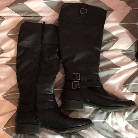 payless knee high boots